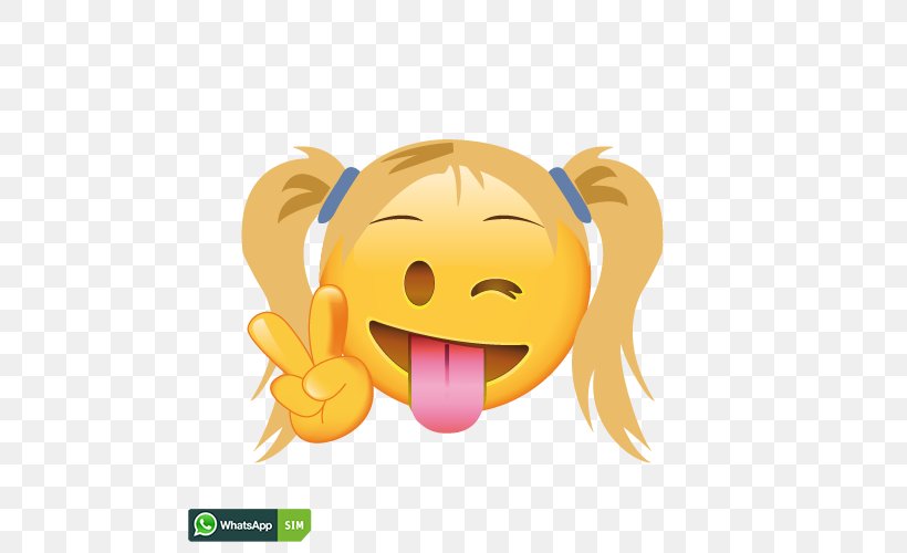 Smiley Emoticon Wink Emoji Clip Art, PNG, 500x500px, Smiley, Art, Cartoon, Emoji, Emoticon Download Free