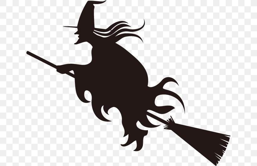 Witch's Broom Witch's Broom Halloween, PNG, 652x531px, Witch, Black And White, Broom, Fictional Character, Flight Download Free