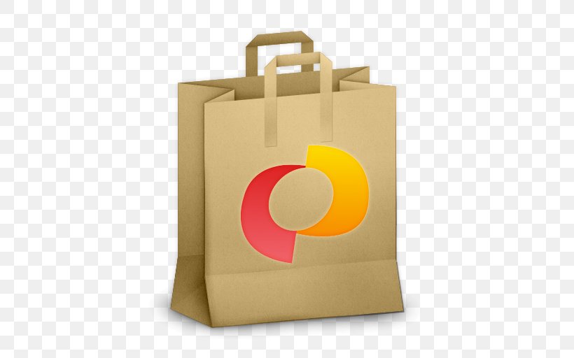 Paper Bag Shopping Bags & Trolleys Kraft Paper, PNG, 512x512px, Paper, Advertising, Bag, Brand, Kraft Paper Download Free