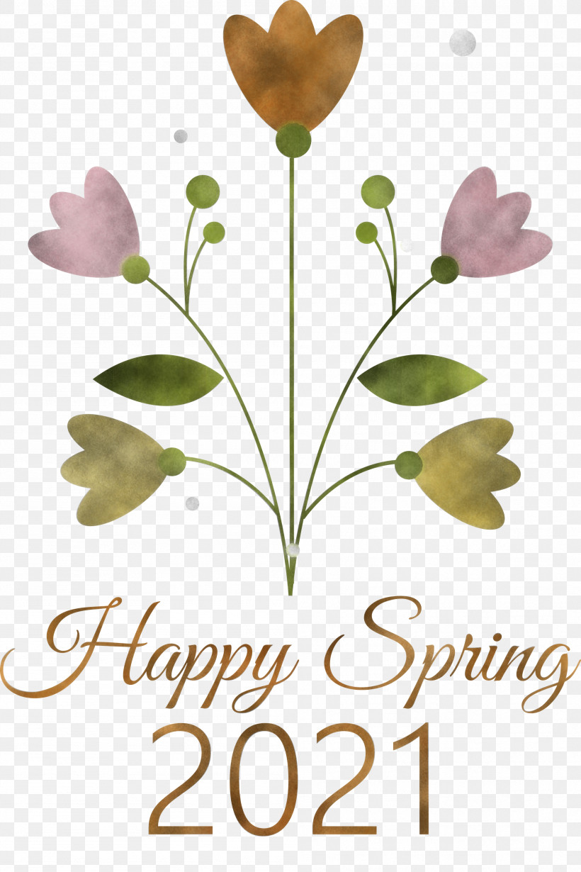 2021 Happy Spring, PNG, 1999x3000px, 2021 Happy Spring, Cartoon, Floral Design, Flower, Line Art Download Free