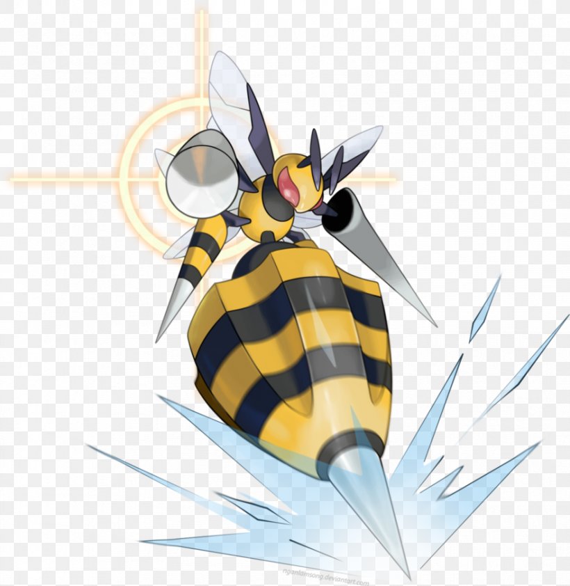 Beedrill Pokémon Sun And Moon Pikachu, PNG, 882x906px, Beedrill, Art, Bee, Fictional Character, Gastrodon Download Free