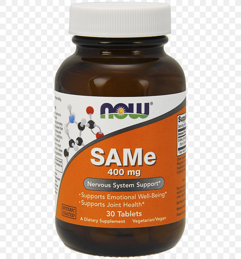 Dietary Supplement S-Adenosyl Methionine Tablet Enteric Coating Now Foods SAMe Mg, PNG, 463x880px, Dietary Supplement, Capsule, Enteric Coating, Health, Magnesium Download Free
