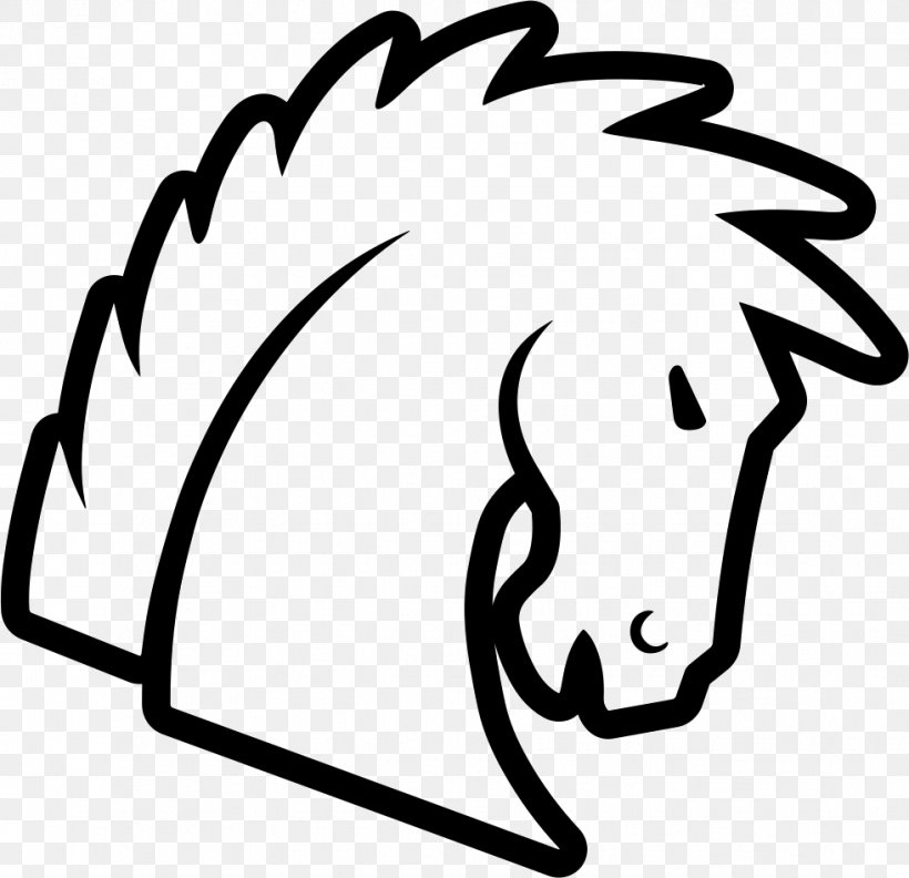 Horseshoe Pony, PNG, 981x948px, Horse, Animal, Artwork, Black, Black And White Download Free