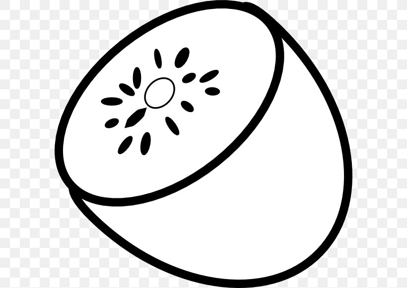 Kiwifruit Black And White Clip Art, PNG, 600x581px, Kiwifruit, Black And White, Drawing, Free Content, Fruit Download Free