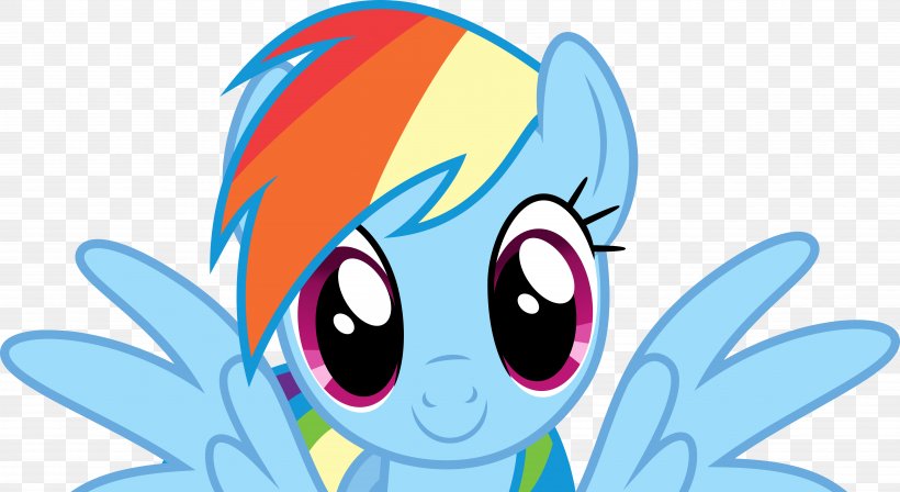 Rainbow Dash Pony Pinkie Pie Applejack Twilight Sparkle, PNG, 5487x3000px, Watercolor, Cartoon, Flower, Frame, Heart Download Free