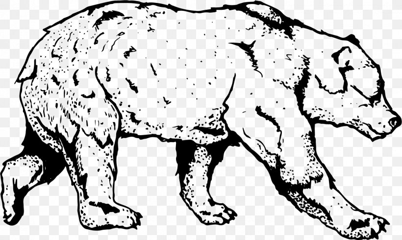 Indian Elephant, PNG, 1519x909px, Bear, Animal, Animal Figure, Blackandwhite, Coloring Book Download Free