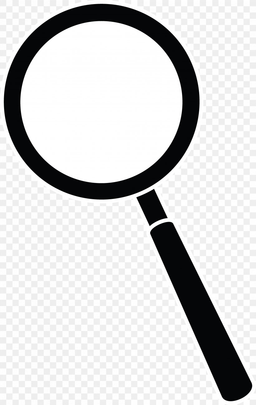 Magnifying Glass Clip Art, PNG, 4166x6590px, Magnifying Glass, Art, Black And White, Blog, Glass Download Free
