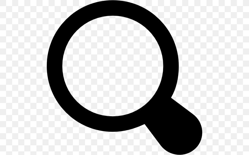 Magnifying Glass Magnification, PNG, 512x512px, Glass, Black And White, Magnification, Magnifier, Magnifying Glass Download Free