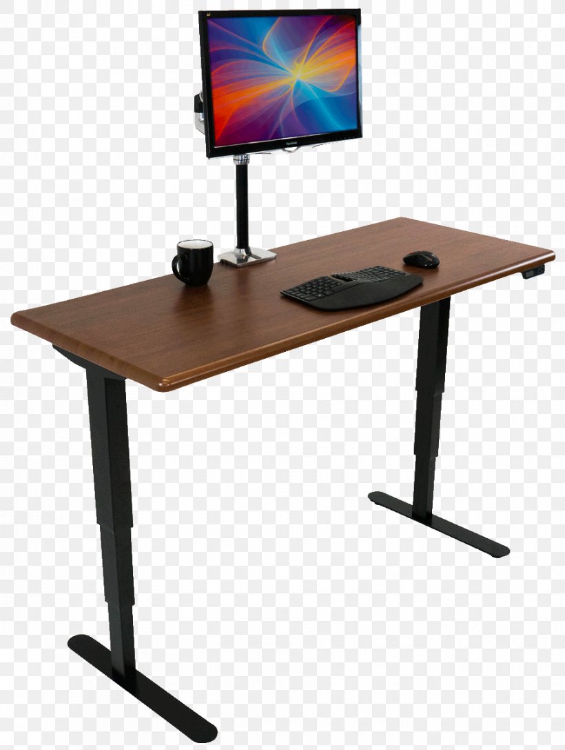 Standing Desk Table Computer Desk, PNG, 905x1200px, Desk, Computer, Computer Desk, Computer Monitor Accessory, Furniture Download Free