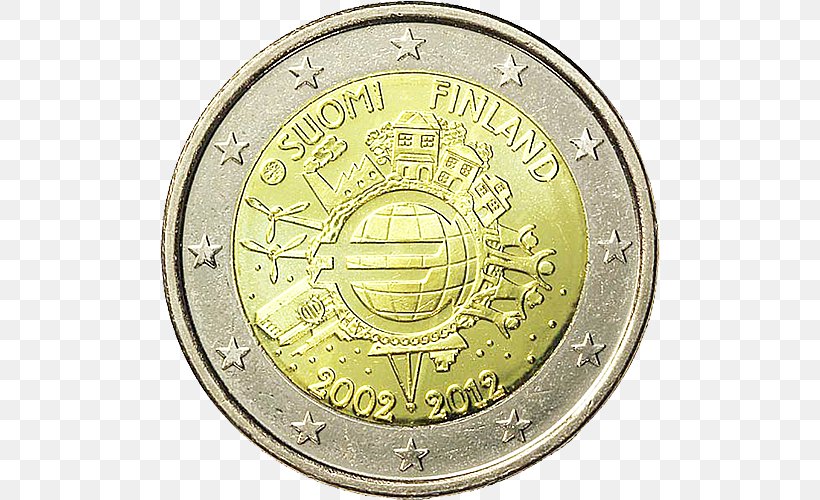2 Euro Coin 2 Euro Coin Italy Currency, PNG, 500x500px, 2 Euro Coin, 2 Euro Commemorative Coins, 10 Euro Note, Coin, Banknote Download Free