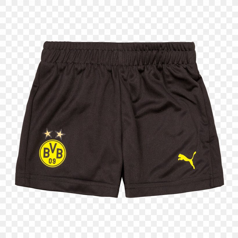 Borussia Dortmund Shorts Sportswear Puma Jersey, PNG, 1600x1600px, Borussia Dortmund, Active Shorts, Adidas, Bermuda Shorts, Black Download Free