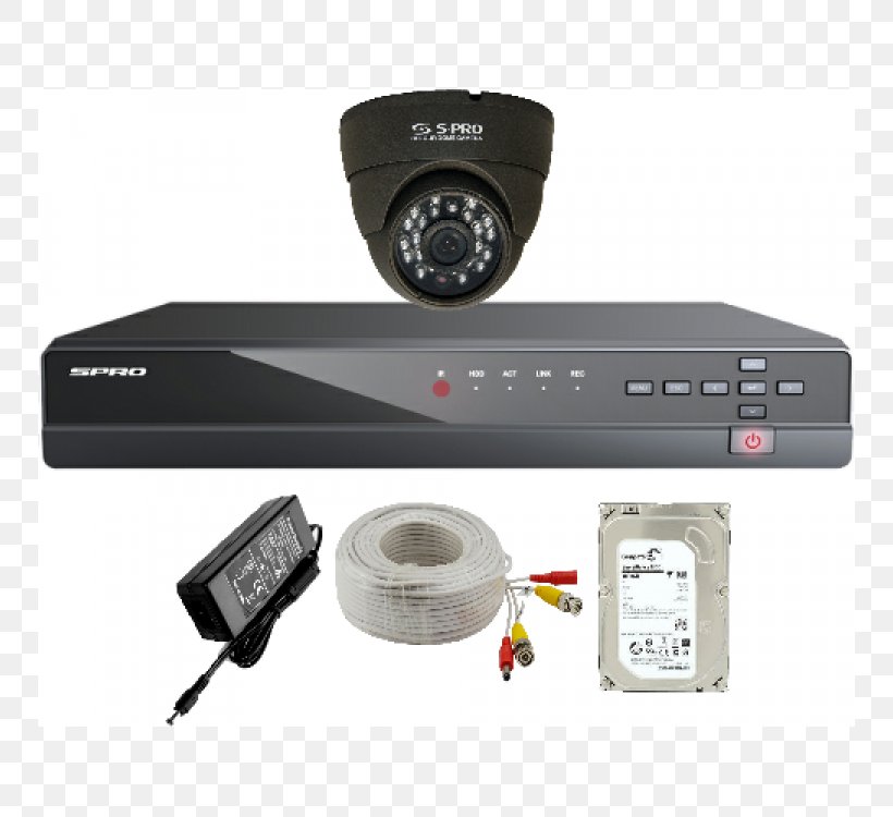 Digital Video Recorders Closed-circuit Television Network Video Recorder, PNG, 750x750px, Digital Video, Analog High Definition, Analog Signal, Camera, Closedcircuit Television Download Free