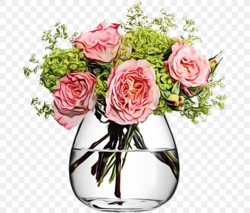 Garden Roses Vase Floral Design Flower Bouquet, PNG, 670x698px, Garden Roses, Artifact, Artificial Flower, Bouquet, Cabbage Rose Download Free