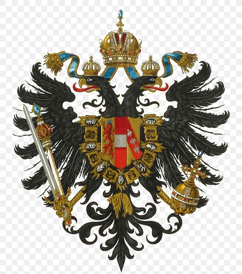 Austria-Hungary Austrian Empire Coat Of Arms Crest, PNG, 751x929px, Austriahungary, Austria, Austrian Empire, Badge, Christmas Ornament Download Free
