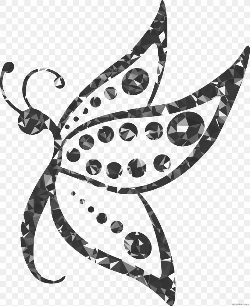 Butterfly Clip Art Silhouette Line Art Visual Arts, PNG, 1866x2282px, Butterfly, Art, Black And White, Drawing, Fashion Accessory Download Free