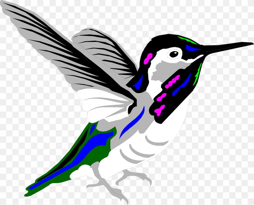 Hummingbird Animation Clip Art, PNG, 958x773px, Hummingbird, Animation, Art, Artwork, Beak Download Free