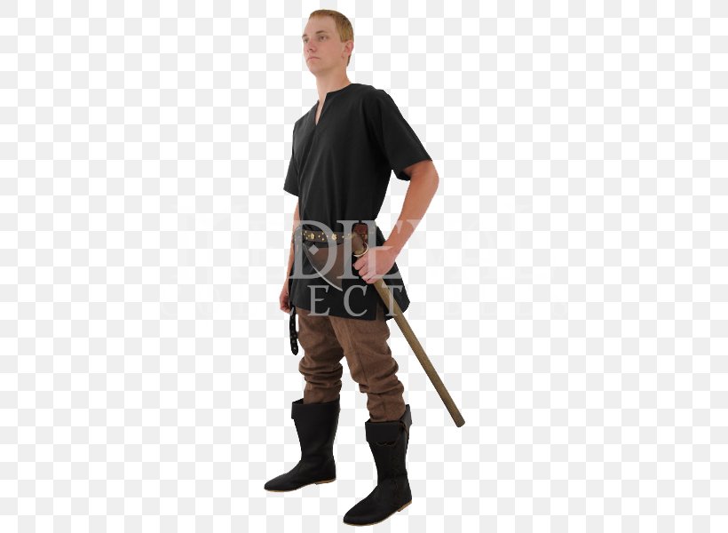 Middle Ages Costume T-shirt Tunic English Medieval Clothing, PNG, 600x600px, Middle Ages, Baseball Equipment, Blouse, Cloak, Clothing Download Free
