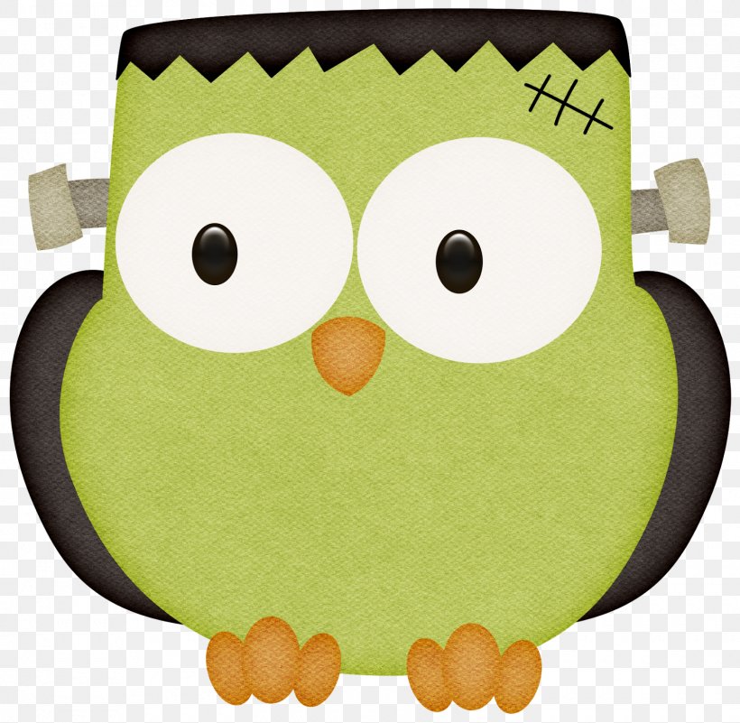 Owl Frankenstein's Monster YouTube Clip Art, PNG, 1600x1564px, Owl, Beak, Bird, Bird Of Prey, Bride Of Frankenstein Download Free