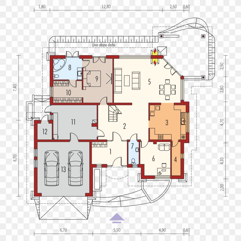 Floor Plan House Projekt Rzut Window, PNG, 1300x1300px, Floor Plan, Archipelag, Area, Attic, Diagram Download Free