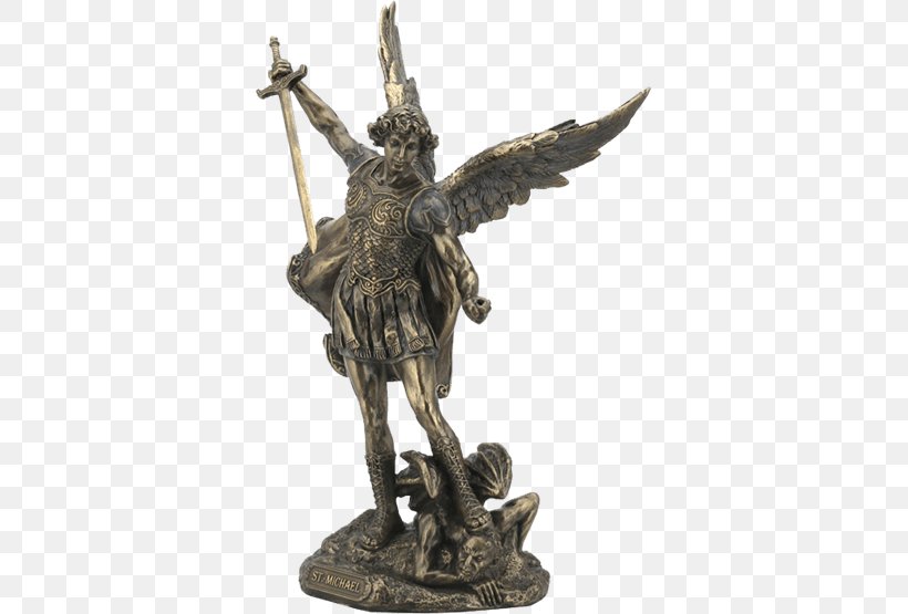 Michael Bronze Sculpture Statue Archangel, PNG, 555x555px, Michael, Angel, Archangel, Bronze, Bronze Sculpture Download Free