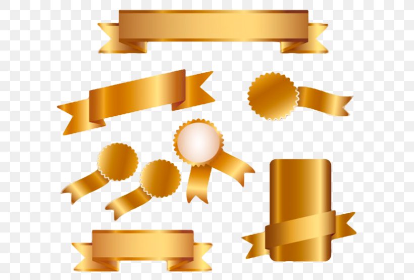 Vector Graphics Ribbon Image Clip Art, PNG, 600x554px, Ribbon, Brass, Gold, Information, Material Download Free