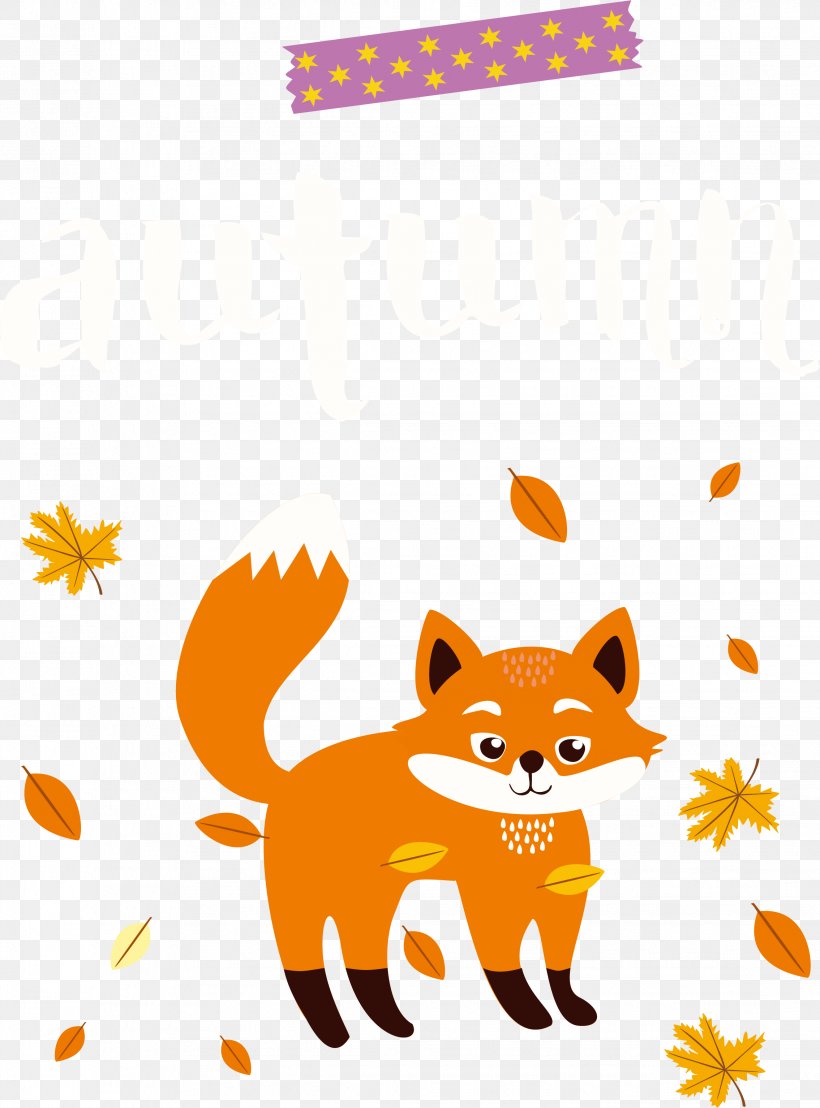 Autumn Fox, PNG, 2269x3068px, Autumn, Animal, Area, Carnivoran, Cartoon Download Free