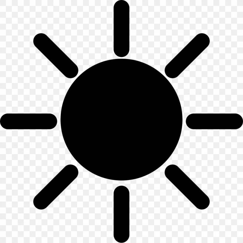 Symbol Brightness Sunlight, PNG, 980x981px, Symbol, Black, Black And White, Brightness, Logo Download Free