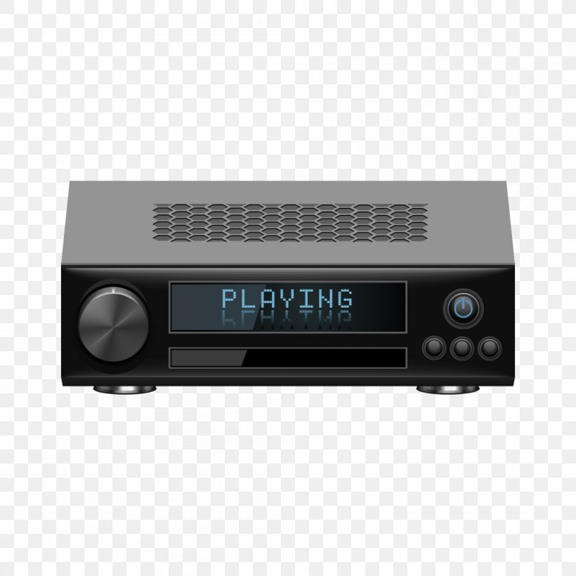 Icon, PNG, 1000x1000px, 3d Computer Graphics, Vecteur, Audio Receiver, Electronic Device, Electronic Instrument Download Free