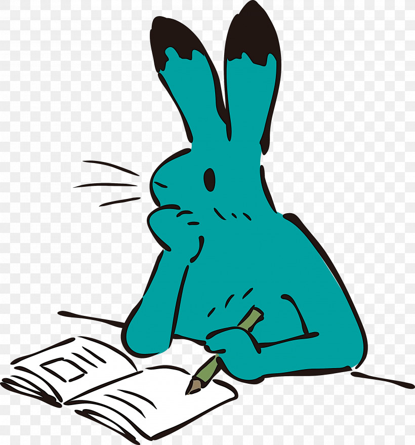 Reading Book Rabbit, PNG, 2796x3000px, Reading, Beak, Black, Book, Hm Download Free