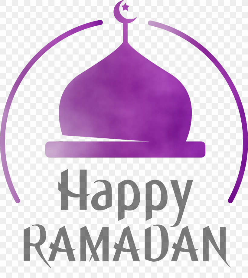 Violet Purple Logo Text Line, PNG, 2678x3000px, Ramadan Mubarak, Cap, Line, Logo, Magenta Download Free