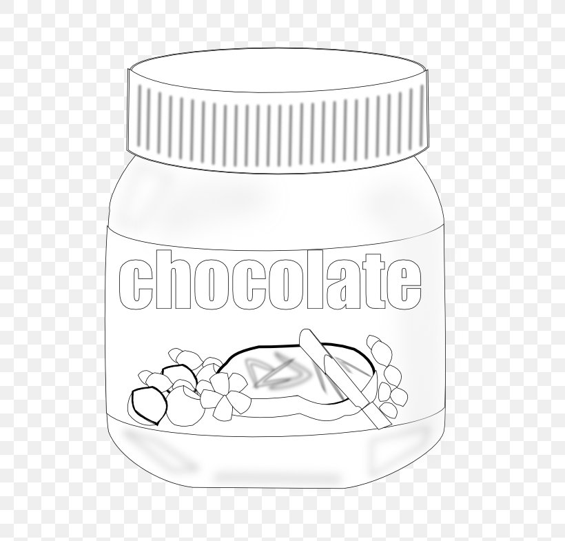 Peanut Butter And Jelly Sandwich Nutella Chocolate Spread Coloring Book Clip Art, PNG, 555x785px, Peanut Butter And Jelly Sandwich, Black And White, Chocolate, Chocolate Spread, Coloring Book Download Free