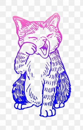 Whiskers Cat Clip Art Illustration Drawing PNG