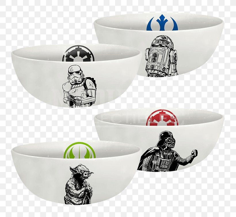 Bowl Anakin Skywalker Stormtrooper Star Wars, PNG, 757x757px, Bowl, Anakin Skywalker, Ceramic, Design Classic, Glass Download Free
