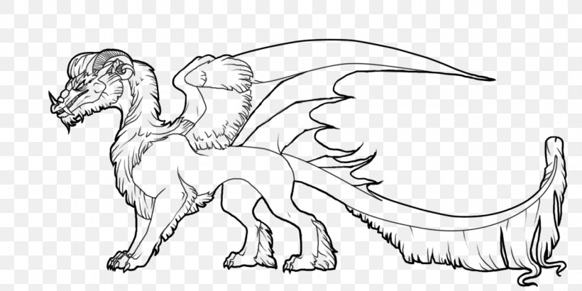 Dragon Line Art Coloring Book, PNG, 1280x640px, Dragon, Adult, Animal Figure, Art, Artwork Download Free