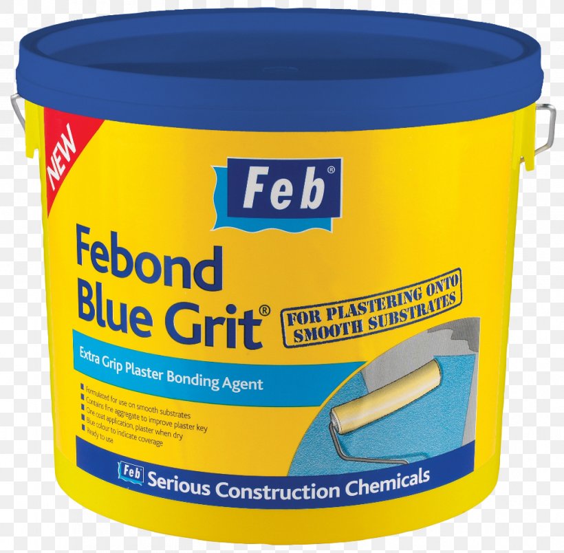 Everbuild Febond Blue Grit Bonding Agent Plaster Binder Building Materials Paint, PNG, 1005x986px, Plaster, Adhesive, Binder, Building Materials, Ceiling Download Free