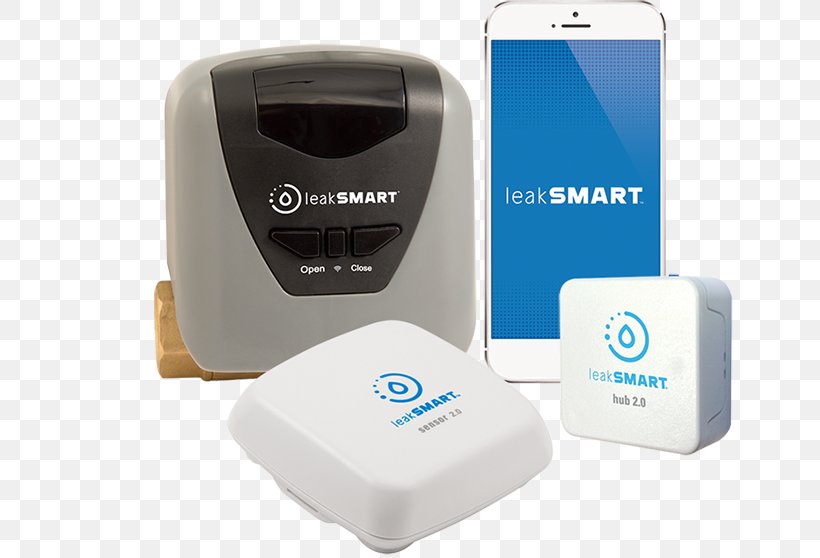 Leak Detection System LeakSmart G. A. Murdock, Inc., PNG, 667x558px, Leak, Business, Electronic Device, Electronics Accessory, Hardware Download Free