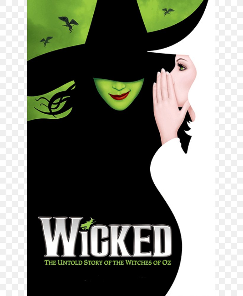 New York City Broadway Wicked Witch Of The East Musical Theatre, PNG, 635x1000px, Watercolor, Cartoon, Flower, Frame, Heart Download Free