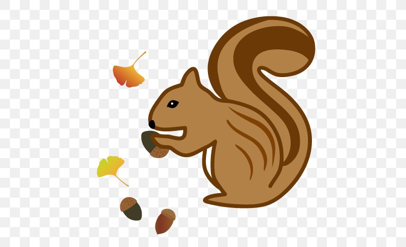 Autumn Clipart, PNG, 500x500px, Chipmunk, Acorn, Autumn, Autumn Leaf Color, Carnivoran Download Free