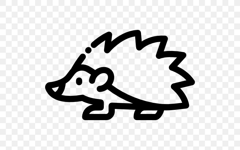 Hedgehog Animal Clip Art, PNG, 512x512px, Hedgehog, Animal, Area, Black And White, Cartoon Download Free