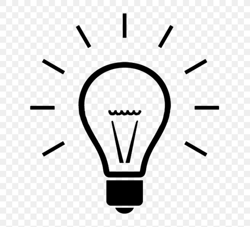 Incandescent Light Bulb LED Lamp Clip Art, PNG, 717x744px, Light, Black And White, Compact Fluorescent Lamp, Incandescent Light Bulb, Lamp Download Free