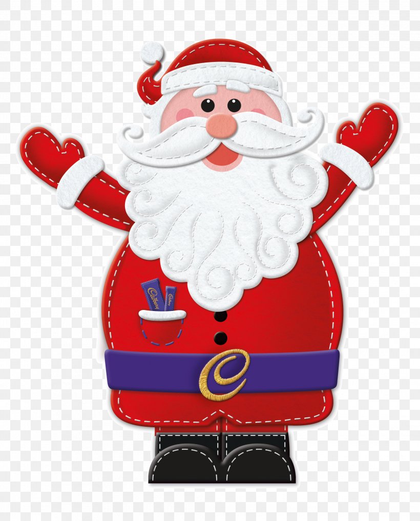 Santa Claus Cadbury Gift Christmas Ornament, PNG, 2110x2617px, Santa Claus, Cadbury, Child, Chocolate, Christmas Download Free
