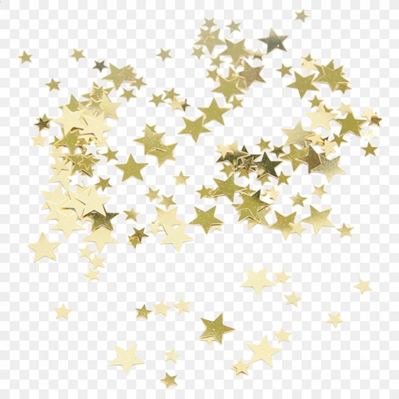 Star Gold Confetti Clip Art, PNG, 1200x1200px, Star, Branch, Bride, Color, Confetti Download Free