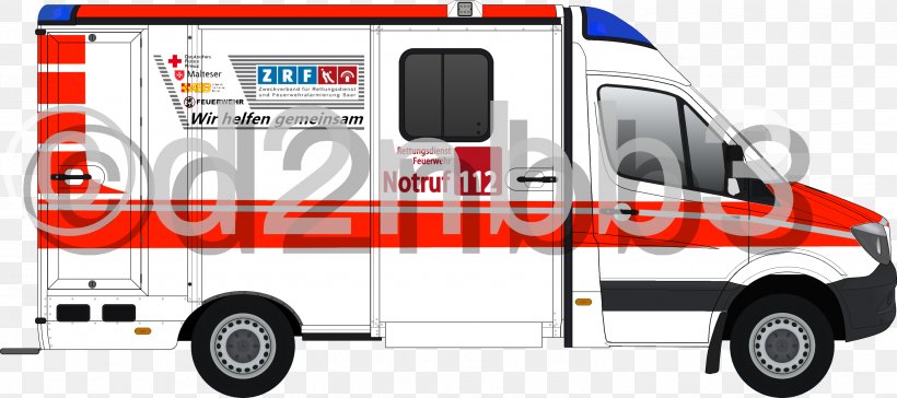 Ambulance Emergency Service Car Emergency Vehicle, PNG, 3000x1334px, Ambulance, Brand, Car, Commercial Vehicle, Compact Van Download Free