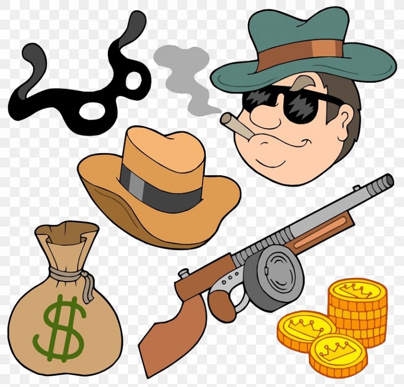 Gangster Cartoon Royalty-free Clip Art, PNG, 854x819px, Gangster, Artwork, Cartoon, Cowboy Hat, Drawing Download Free