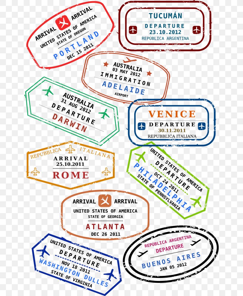Passport Stamp Travel Visa Clip Art, PNG, 656x1000px, Passport Stamp, Area, Brand, British Passport, Diagram Download Free