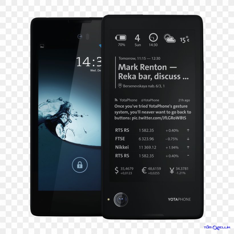 Smartphone YotaPhone 2 Feature Phone Yota Devices, PNG, 1200x1200px, Smartphone, Cellular Network, Communication Device, Electronic Device, Electronics Download Free
