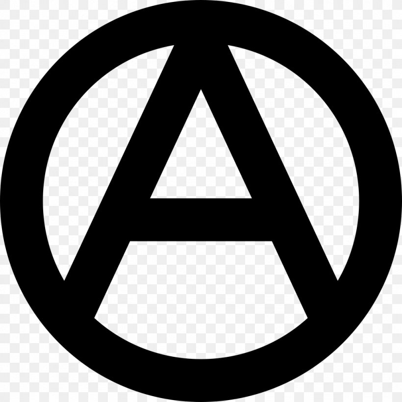 Anarchism Anarchy Symbol What Is Property?, PNG, 1024x1024px, Anarchism, Anarchist Communism, Anarchy, Area, Black And White Download Free