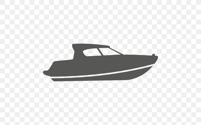 motorboat clipart black and white