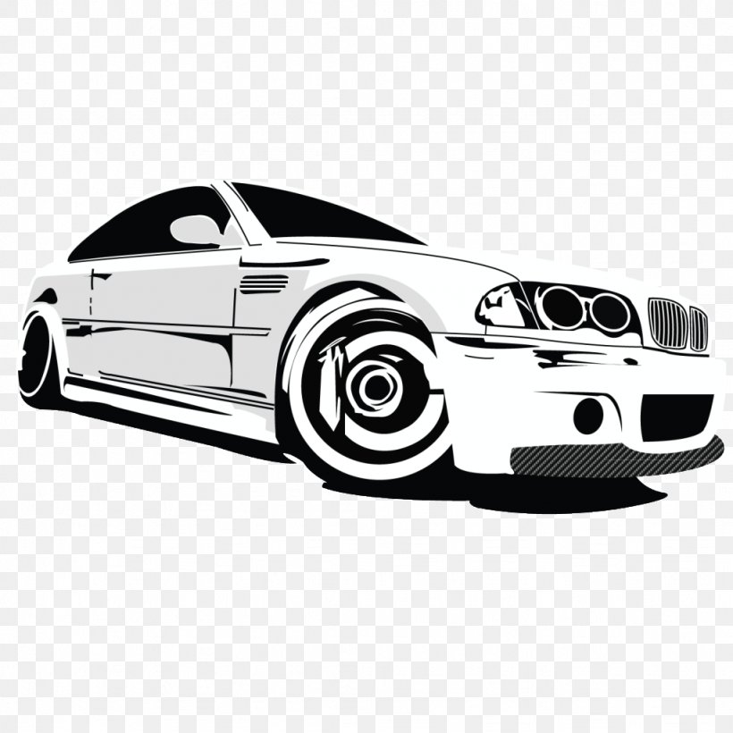 BMW M3 BMW 3 Series Car BMW 5 Series, PNG, 1024x1024px, Bmw M3, Auto Part, Automotive Design, Automotive Exterior, Black And White Download Free
