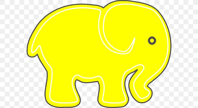 Indian Elephant Yellow Clip Art, PNG, 600x448px, Indian Elephant, Animal Figure, Area, Blue, Color Download Free